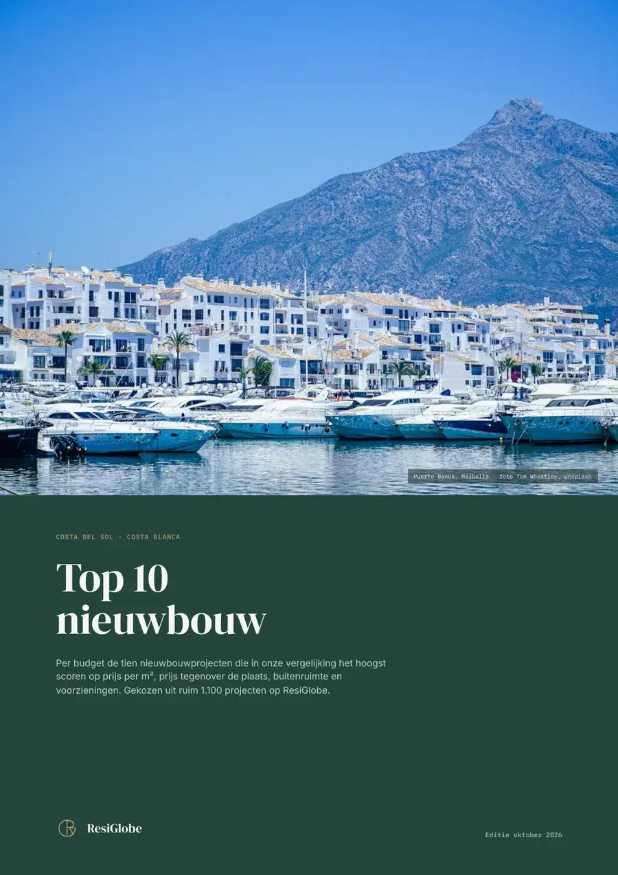 Omslag van de gids Top 10 nieuwbouw, oktober 2026
